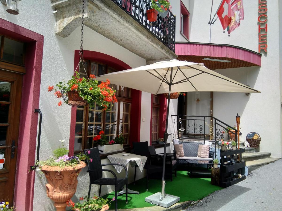 Hotel Restaurant Escher Leukerbad Eksteriør billede