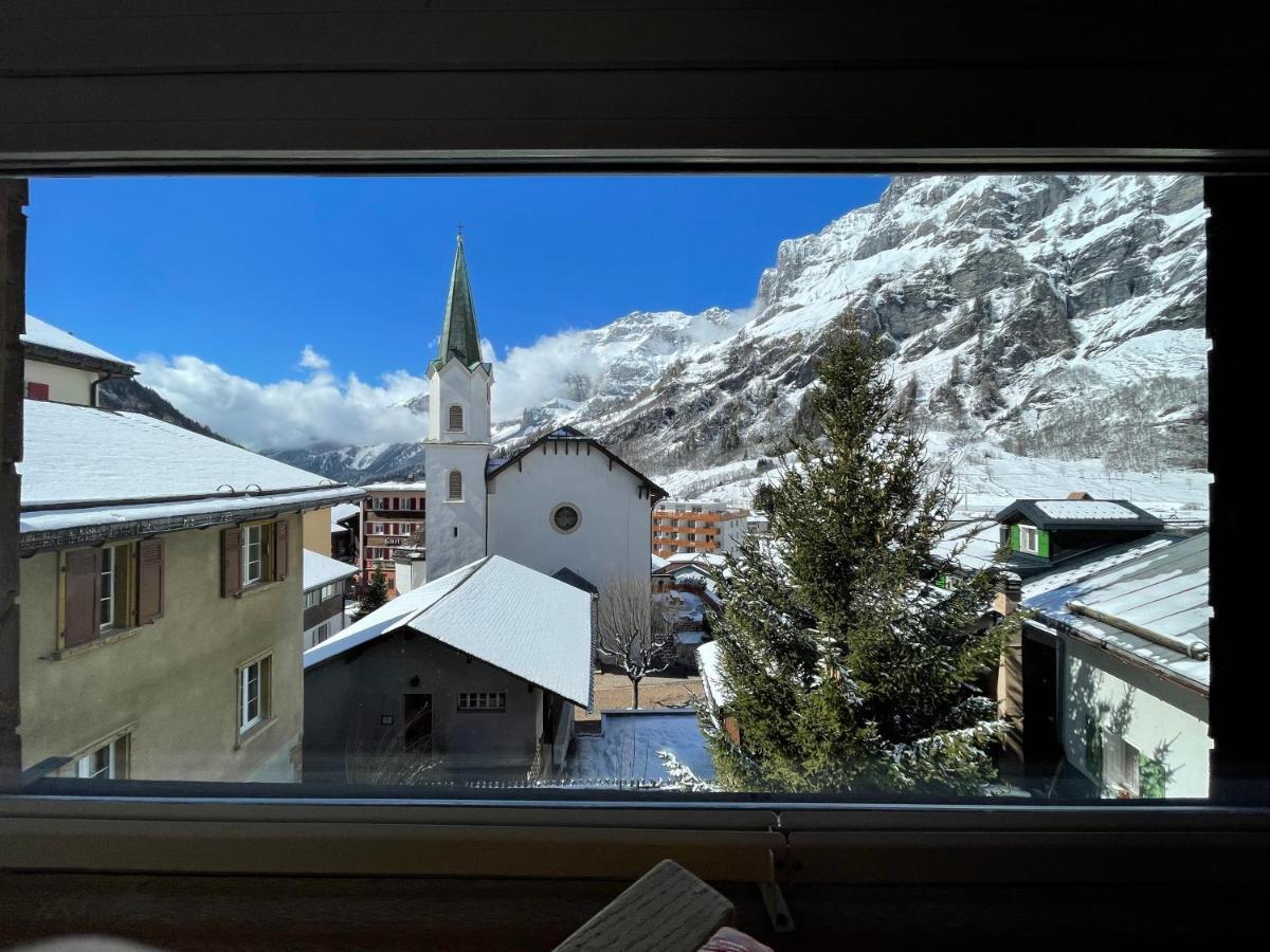 Hotel Restaurant Escher Leukerbad Eksteriør billede