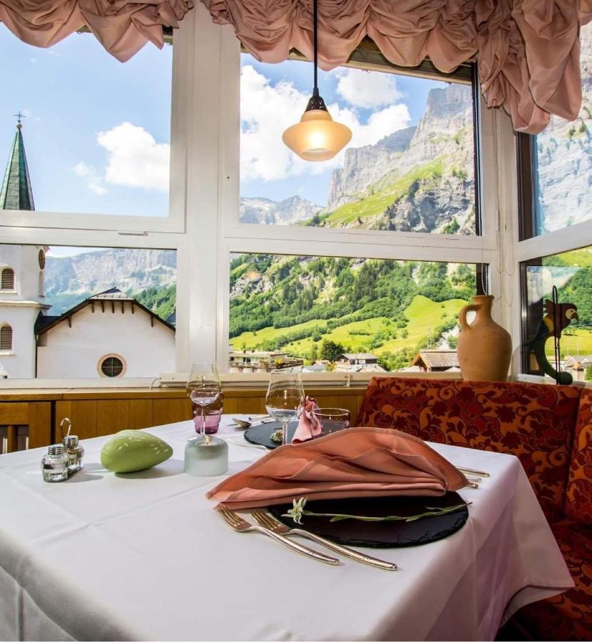 Hotel Restaurant Escher Leukerbad Eksteriør billede